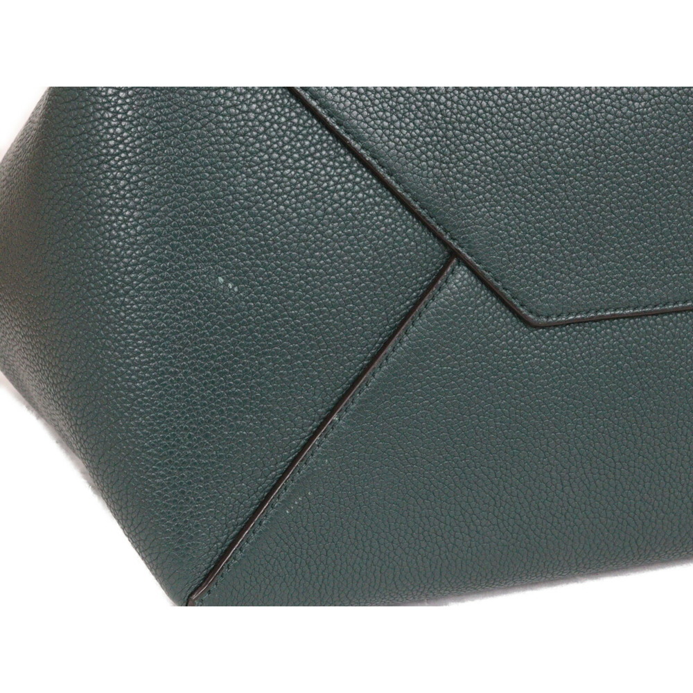 Celine Cabas Phantom Tote Bag Green Leather - Picture 7 of 7
